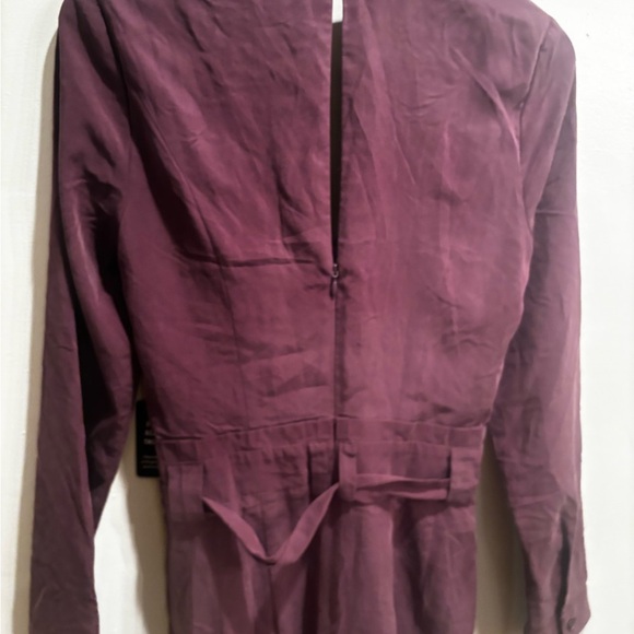 Express purple Jumpsuit size 6 fall lightweight feminine casual - Picture 11 of 16